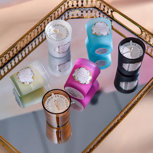 Bougie artisanale à bas <span class=keywords><strong>prix</strong></span>, bougie parfumée en cire de soja, bougies de luxe dans des pots en verre, bougies et parfums d'intérieur, cadeau pour la Saint-Valentin - Product Image 5