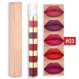OEM Non-marking Moisturizing Long Lasting <strong>Lip</strong> <strong>Gloss</strong> Mini Lipstick <strong>Set</strong> Matte Lipstick Makeup <strong>Set</strong> - Product Image 4