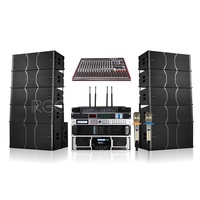 Speaker Line Array RGG 12 Inch untuk Panggung Luar Ruangan, Peralatan Audio Profesional Set Lengkap Buatan Pabrik di Cina