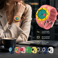 Correa de Reloj de Silicona Estilo Lépine Ouruoxi OEM/ODM, Repuesto para AP -swatch Royal Pop, Corona a las 12 en Punto, Resistente al Agua