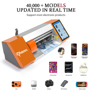 Máquina de Corte de Película Protectora de Pantalla de Hidrogel TPU EPU para Teléfonos Inteligentes, Diseño Nuevo, Corte Ilimitado, para iPhone 15 16 17 Pro Max, Color Naranja Cósmico - Product Image 2
