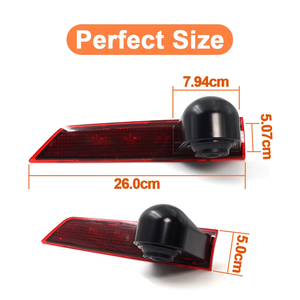 Pour <span class=keywords><strong>Ford</strong></span> Transit Custom après le 05/2016, Cargos Van HD 170 °   Caméra de recul pour feux stop avec moniteur 7 pouces en option - Product Image 4