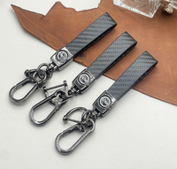 Porte-clés en cuir premium et alliage de zinc K5, poli à la main, avec logo de voiture, léger, résistant aux rayures, pendentif de véhicule, accessoire cadeau