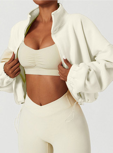 OEM nuova moda felpa da donna a collo alto <span class=keywords><strong>vestiti</strong></span> da corsa all'aperto felpe da donna a manica lunga per l'autunno - Product Image 4