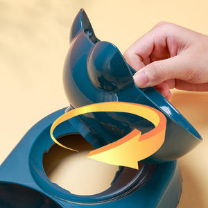 Otomatik su besleyici için yemek kasesi ml yerçekimi su şişesi ile <span class=keywords><strong>3</strong></span>-in-1 çevre dostu plastik yükseltilmiş köpek 500 - Product Image 3