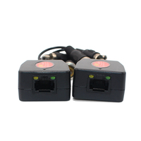 Balun vidéo passif UTP 4K 8MP - Transmetteur BNC vers RJ45 en cuivre massif 18AWG véritable avec anti-interférence pour système de vidéosurveillance - 2 pièces