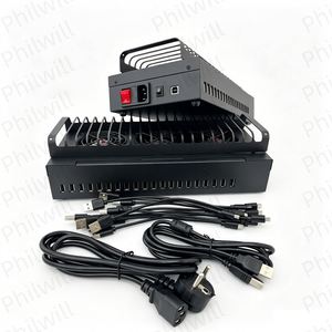 WIFI Android <b>phone</b> farm box 20 slots usb storage box set Granja De Teléfonos 20PCS Cell <b>Phone</b> iPhone Farm HUB Docking Station - Product Image 2