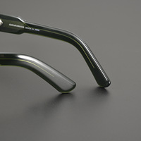 Hommes Femmes Rétro Classique CH8232 Acétate Prescription Lunettes Cadre Diamant Visage Forme Sculpté Motifs Plaque Style À La Mode