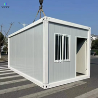 Maison Conteneur Pliante en Promotion – Habitation Préfabriquée Mobile en Panneaux Sandwich pour Bureau, Entrepôt, Atelier