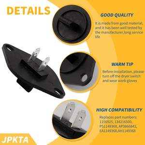 Termistor <span class=keywords><strong>de</strong></span> Control <span class=keywords><strong>de</strong></span> <span class=keywords><strong>Secadora</strong></span> <span class=keywords><strong>de</strong></span> Plástico Manual, Pieza <span class=keywords><strong>de</strong></span> Repuesto 134587700 JPKTA Compatible con <span class=keywords><strong>Frigidaire</strong></span> para Secadoras PS1149368 - Product Image 3