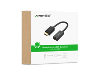 Convertisseur UGREEN DisplayPort vers HDMI Femelle 1080P Full HD Adaptateur DP vers HDMI MM137 40362 pour Ordinateur Portable Moniteur Projecteur
