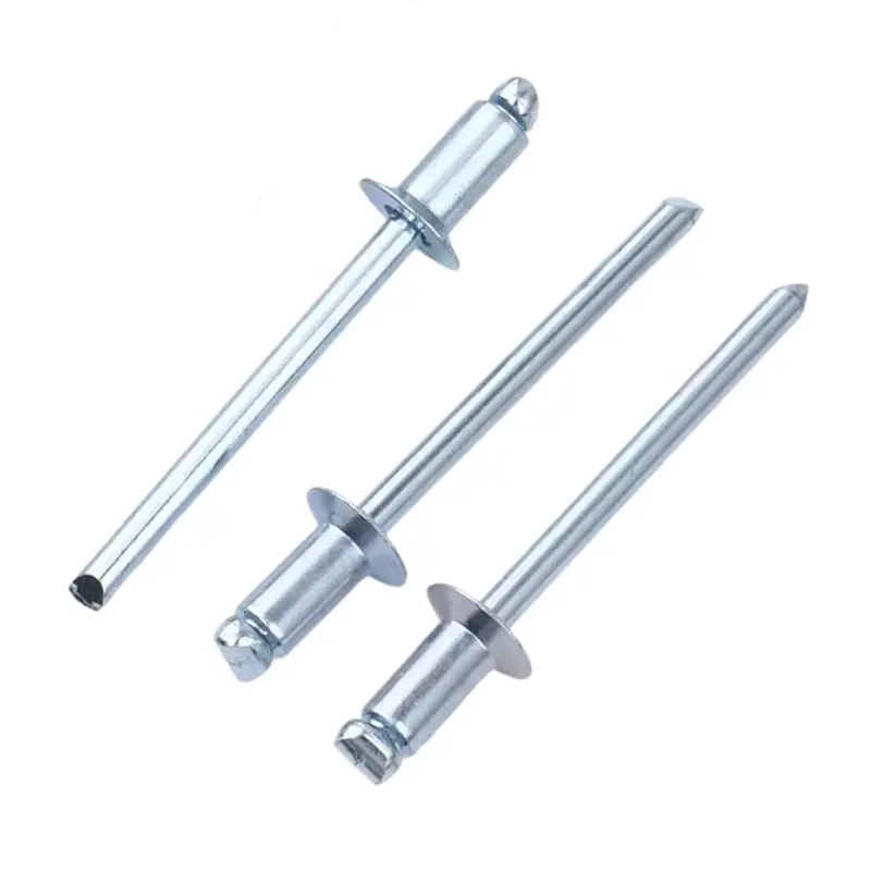 Factory Direct Impact rivets with zinc plated Bulb Tite Plain Dome Head Aluminum blind Pop Rivets for Doors and Windows