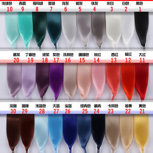 Grosir murah tali sepatu pita sutra warna mewah 2cm lebar 120cm tali sepatu panjang kustom untuk dekorasi Sneakers sepatu datar - Product Image 5