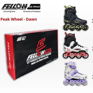Patines de Ruedas Fenglun <span class=keywords><strong>FELLOW</strong></span> Dawn para Adultos, Hombres y Mujeres, Patinaje sobre Hielo para Principiantes, Estilo Libre Básico, Frenos Planos, Ruedas de PU - Product Image 1