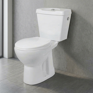 WC en céramique deux pièces Si-phonic à économie d'eau, modèle Morvi, fabriqué en Inde, ensemble de toilettes de première qualité - Product Image 5
