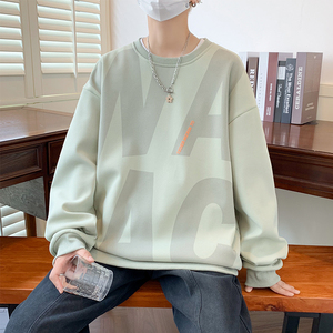 เสื้อสเวตเตอร์แขนสั้นผู้ชายแฟชั่นฤดูร้อนใหม่สไตล์เรโทรลายพิมพ์สตีลซีล เสื้อยืดทรงหลวมระบายอากาศได้ดี - Product Image 2