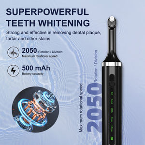 Polisseur dentaire électrique rechargeable, étanche IPX6, brosse à polir les dents professionnelle avec 5 têtes de remplacement - Product Image 4