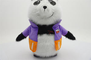 Costumes de mascotte gonflables Ours Panda cool, grandes tailles 2,2 m et 2,6 m pour adultes, pour la marche en extérieur, le cosplay et la danse - Product Image 2