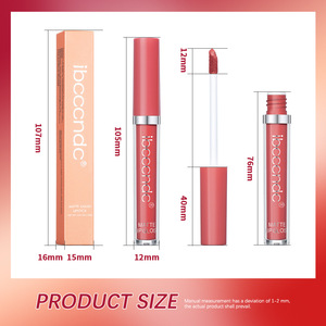 Ibcccndc <span class=keywords><strong>ลิปสติก</strong></span>เนื้อแมทกันน้ำ 12 สี ลิปกลอส - Product Image 1