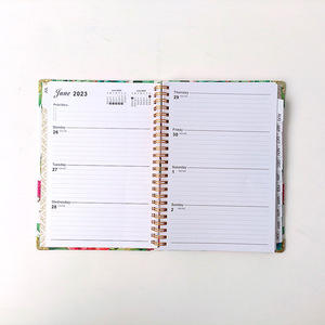 Nhà Máy Giá giấy các tông in ấn nhựa xoắn ốc ràng buộc Tạp Chí chương trình nghị sự tùy chỉnh xoắn ốc máy tính xách tay cho món quà - Product Image 4