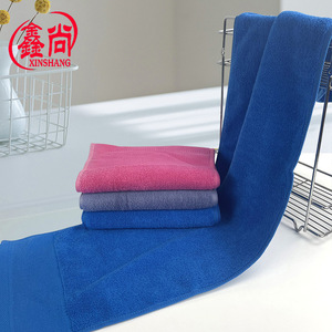 Toalla Deportiva Xinshang 25x110 cm, Rectangular, de Algodón Puro, Suave y Absorbente, para Correr, Maratón, Fitness, Azul - Product Image 4