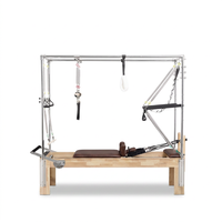 Reformer Pilates en chêne de qualité supérieure avec tour Cadillac 3-en-1, équipement de Pilates professionnel certifié CE, personnalisable pour studio