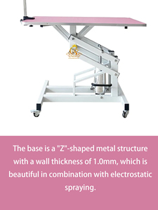 Tavolo da Toelettatura per Animali Domestici EUR <span class=keywords><strong>PET</strong></span>, Regolabile in Altezza, Pieghevole, con Sollevamento Elettrico per Ospedali Veterinari - Product Image 2