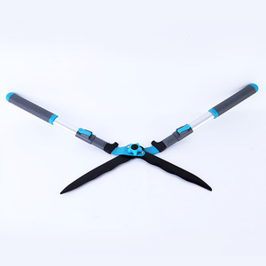 Adjustable Bypass Pruning <b>Shears</b> Stainless Steel Blade 230mm Telescopic Garden <b>Tool</b> Blue Handle Upturned Head Design - Product Image 3