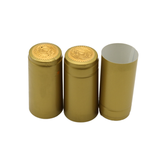 Goud Rood Zilver Kleur Wijn Fles <span class=keywords><strong>Capsule</strong></span> 30*60Mm Hot Stamping Logo Pvc Krimpcapsule - Product Image 4