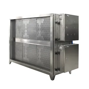 hot sale 257kg kitchen smoke absorber 700mm*2090mm*1500mm esp machine electrostatic air cleaner