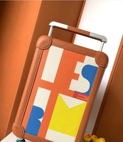 Valise de voyage Aimajia 20 pouces en toile résistante à l'usure avec serrure TSA pour hommes et femmes, idéale pour les voyages d'affaires