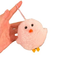 Pendentif poussin en peluche mignon, poupée Kawaii multifonctionnelle pour sacs à dos, clés, couples