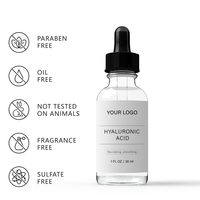 Solution d'acide hyaluronique OEM ODM raffermissante, anti-rides, éclaircissante et hydratante - Améliore le teint terne