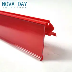 Novaday 2022热卖超市价格显示标签架货架塑料小货架边缘数据条