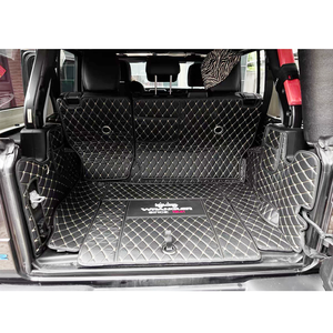 Accessoires d'intérieur de voiture Luxe Imperméable 7d Custom Size Leather Trunk Mats Boot Liner pour JEEP WRANGLER JK JL - Product Image 5
