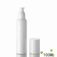 Flacon pompe en plastique blanc 50 ml 100 ml pour pommade médicale, cosmétiques, lotion, crème solaire, crème BB, masques faciaux, fard à joues, vaporisateur pompe