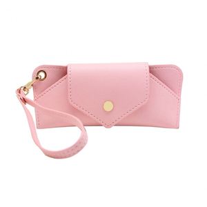 Boshiho Customized Custom Genuine Leather Folding Eyeglass Pouch Genuine Leather Sun <b>Glasses</b> <b>case</b> - Product Image 1