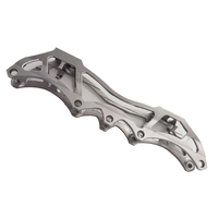 Cadre de patin de vitesse en ligne alu CNC, cadre en ligne en Alu pour le patinage de vitesse