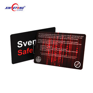 Dispositif d'écrémage de carte de débit anti-piratage Carte de blocage RFID 13.56mhz Carte de blocage de bouclier de signal NFC - Product Image 5