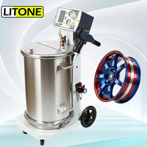 Machine de revêtement en poudre électrostatique à grande trémie pour usage continu en atelier industriel, contrôle CE, finition industrielle KENT-F - Product Image 1