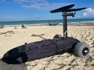 ชุดเพลาสำหรับรถเข็นชายหาด YONK รุ่น Sandy Dolly <span class=keywords><strong>พร้อม</strong></span>ล้อบอลลูน - Product Image 5