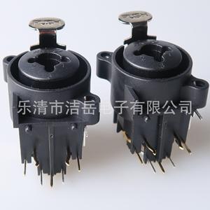 You Xlr <b>Microphone</b> Jack 6.35mm Female Audio Connector For Recording Wired Plastic Black Model - Product Image 1