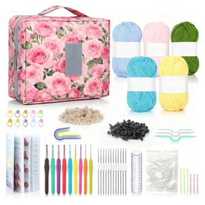 <b>Knitting</b>&Sewing Diy Crafts Accessories Kit Crochet Kit with Crochet Hooks Yarn <b>Set</b> <b>for</b> <b>Beginner</b> - Product Image 4