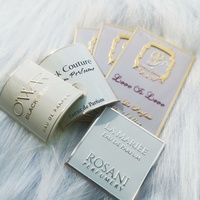Adhésif privé sur mesure d'autocollant de parfum d'étiquette en métal de conception de mode avancée pour l'usage d'artisanat de bougie