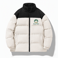 Nouvelle veste en coton pour homme YZ - Imperméable, coupe-vent, isolée au graphène, épaisse, col montant, manteau d'hiver pour homme