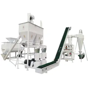 1 TPH 10 TPH Livestock feed production line/cattle poultry feed plant/animal feed pellet processing machines