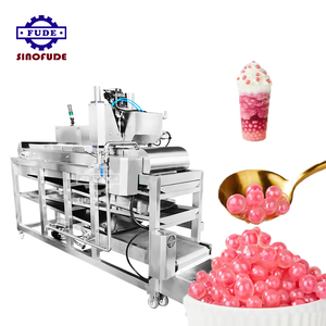 Alta calidad boba jelly depositar popping boba tapioca bolas maquinaria totalmente automática Popping Boba que hace la máquina - Product Image 1