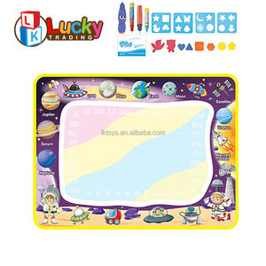 ラッキートイズ子供絵画カラー落書き描画マットおもちゃ魔法ペン教育おもちゃを持参 - Product Image 2