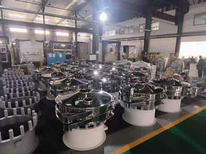 Kết nối phần vật liệu thép không gỉ dầu Cọ Lọc sifter tròn ROTARY rung sàng - Product Image 5