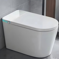En gros, WC intelligent monobloc en céramique avec bidet intégré, chasse d'eau automatique, siège chauffant, télécommande, pour maison et hôtel, à poser au sol